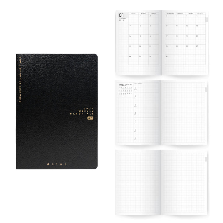 A6 Weekly Catch All Planners | 2024 Dated | Tomoe River Paper