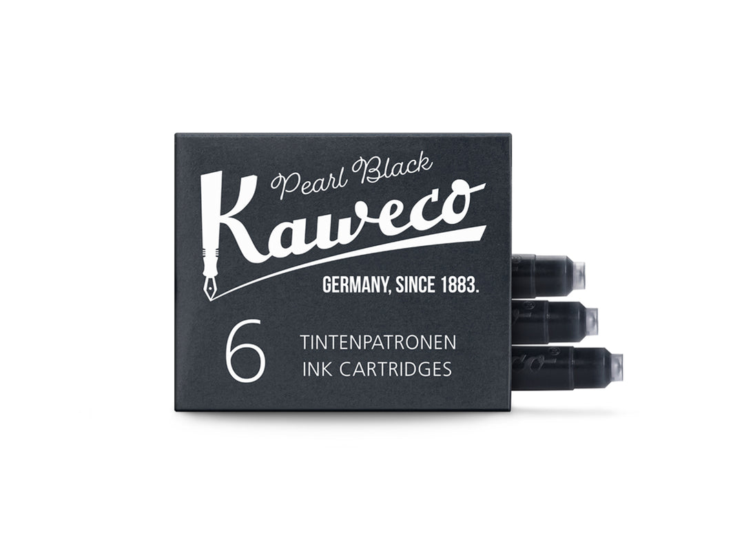 Kaweco Ink Cartridges 6-Pack Pearl Black