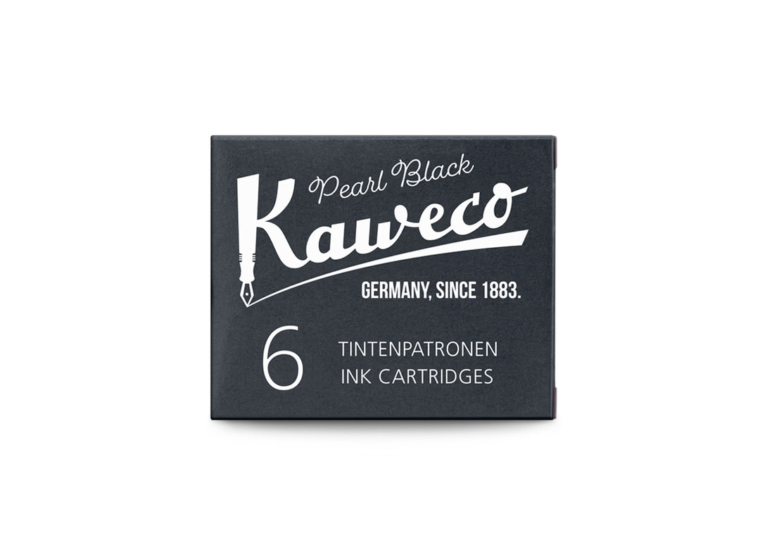 Kaweco Ink Cartridges 6-Pack Pearl Black