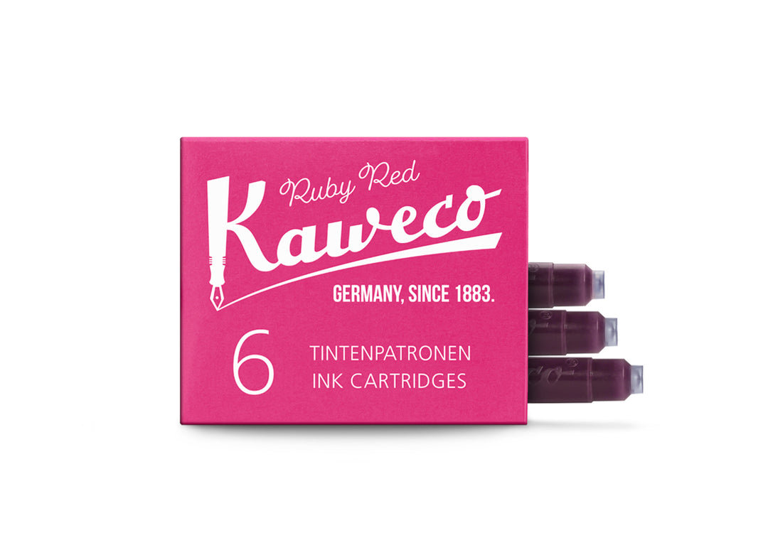 Kaweco Ink Cartridges 6-Pack Ruby Red