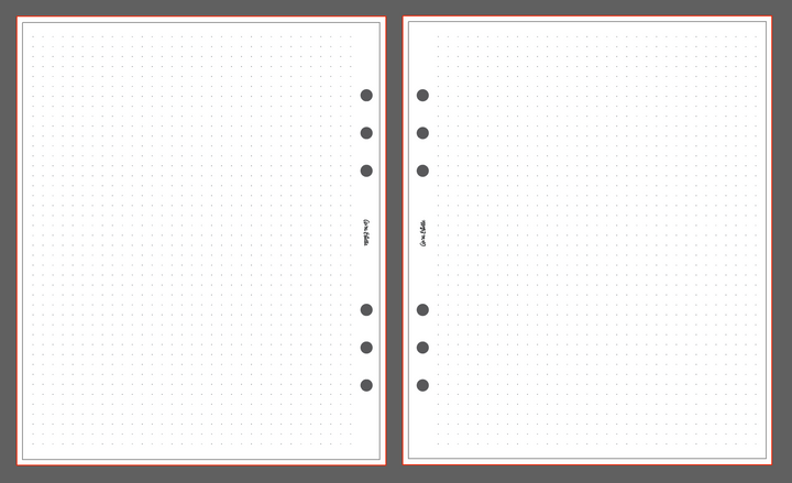 A5W DOT GRID INSERTS 1003