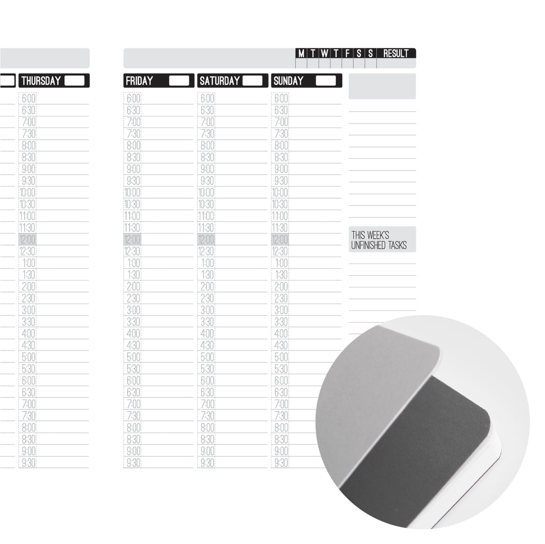 160 Page Notebook Main Insert A6 (misfit)